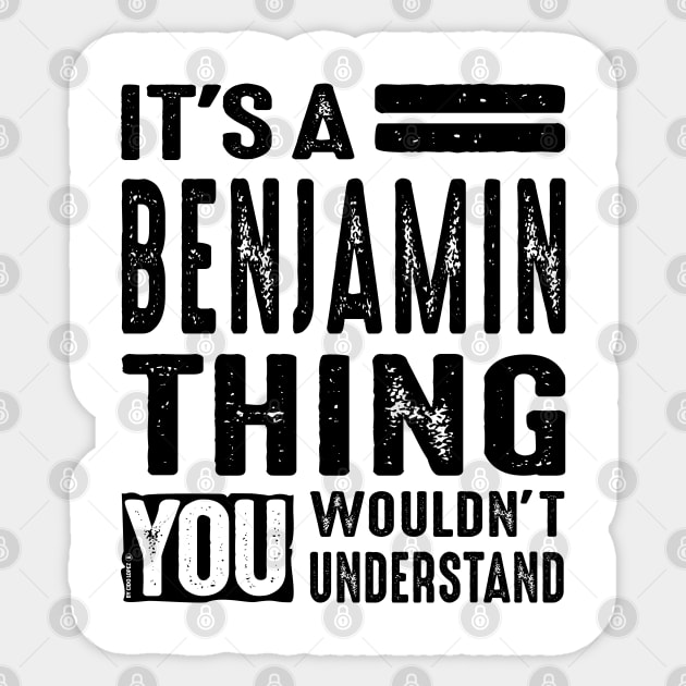 Benjamin Sticker by C_ceconello